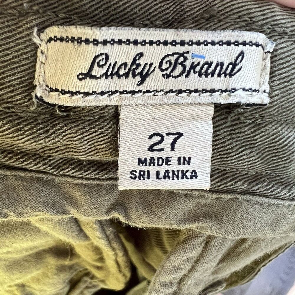 Lucky Brand Olive Green Cargo Utility Jogger Pants 100% Tencel Women's 27 - Picture 7 of 8